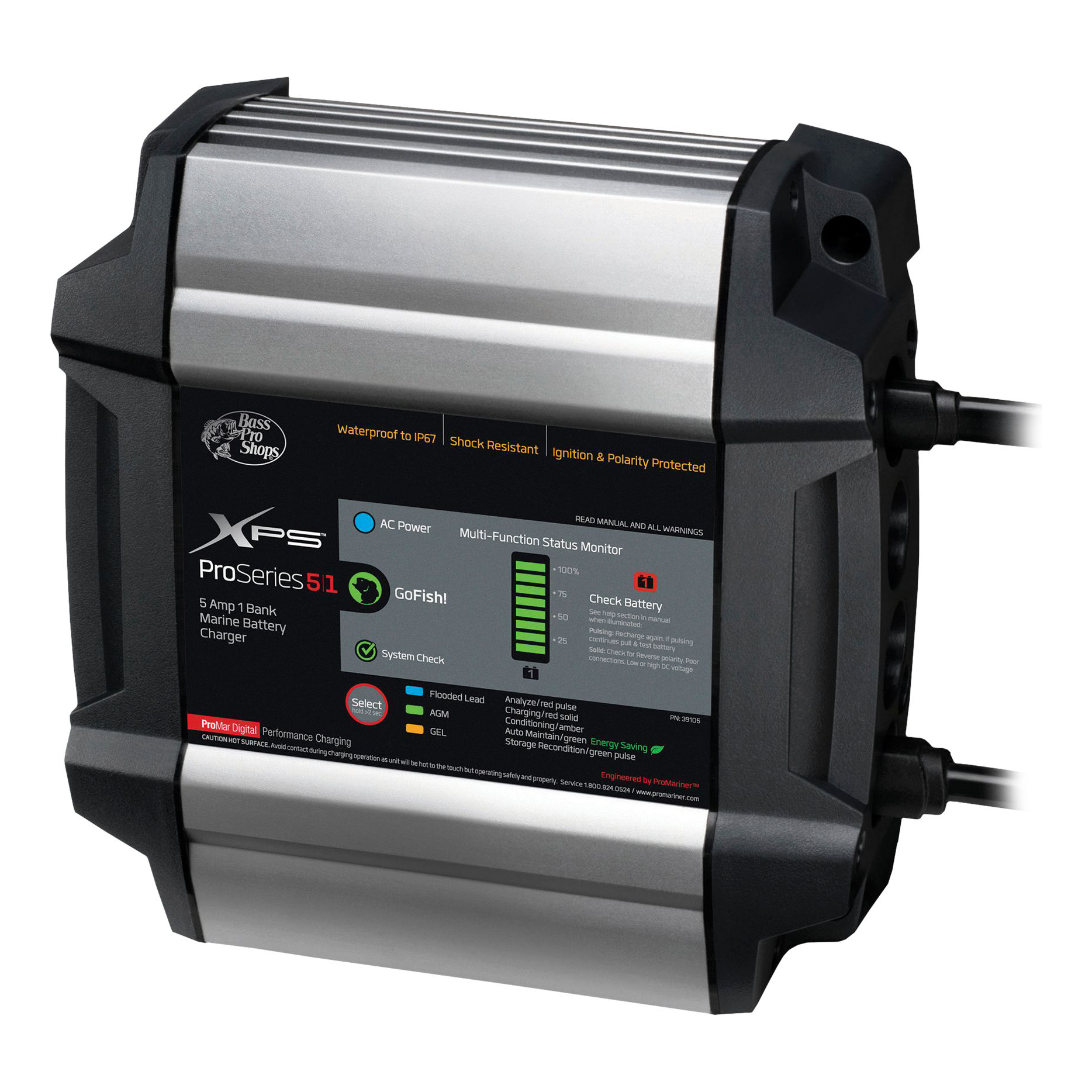 Bass Pro Shops XPS ProSeries Marine Battery Charger Cabela's